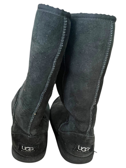 Size 4 Uggs 5229 Australia Sheepskin Classic Mid Calf Boot Black