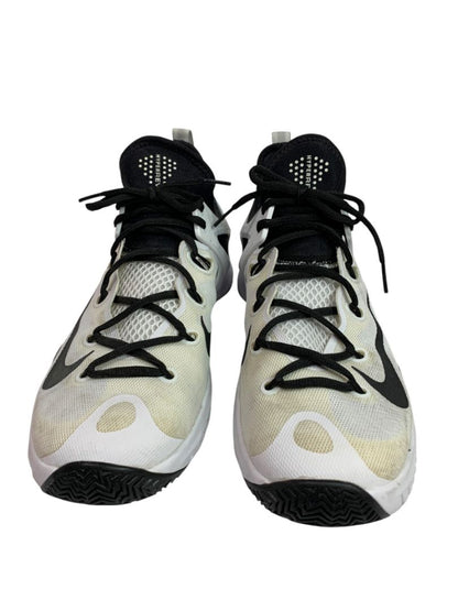 Size 11.5 Nike Mens Sneakers Basketball Shoes White Black 705370-100