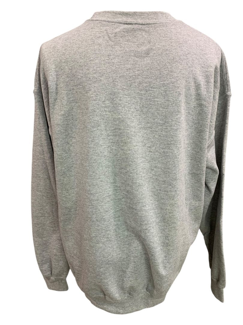 Medium PrettyLittleThing Womens Gray Pullover Sweatshirt Crewneck Oversize