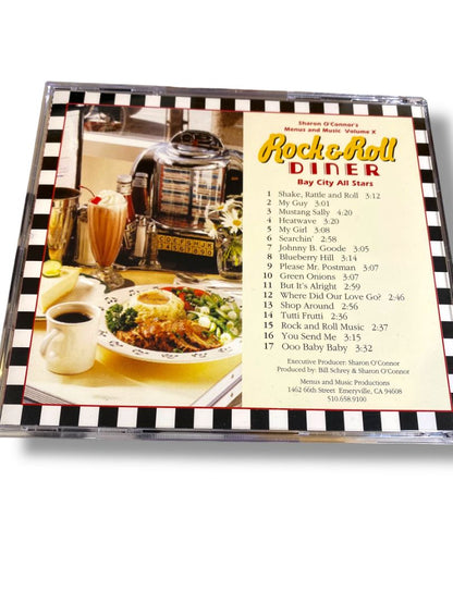 Rock & Roll Diner: Cookbook with Musical CD in Box Sharon O'Connor