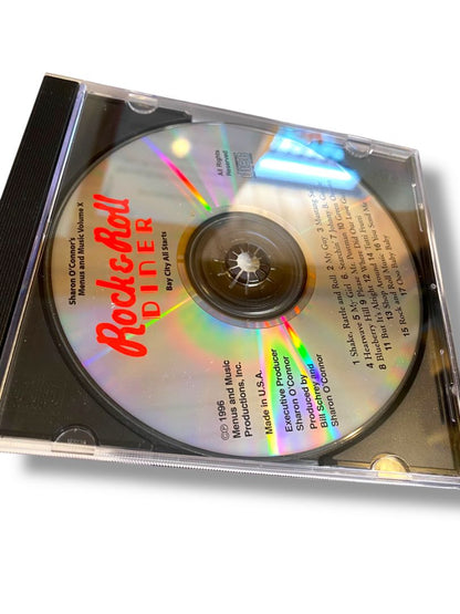 Rock & Roll Diner: Cookbook with Musical CD in Box Sharon O'Connor