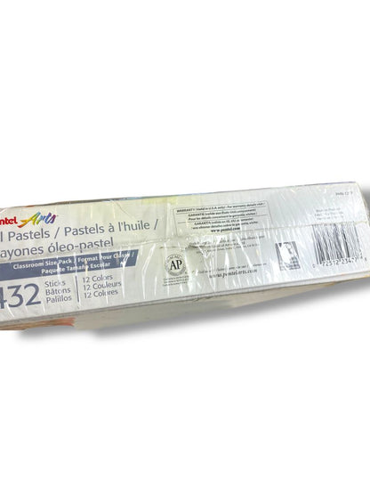 Pentel Oil Pastels Set 432 Crayons Sticks Colors Class Pack Sealed