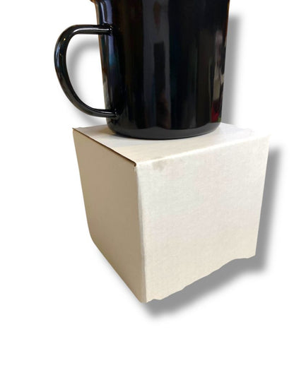 New Ebay Branded Fueled by Passion Enameled Metal Camping Mug Black