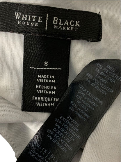 Small White House Black Market Womens Pullover Blouse Sleeveless Keyhole