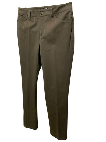 Size 6 Peace of Cloth Panticular Womens New Olive Jean Straight Leg Stretch
