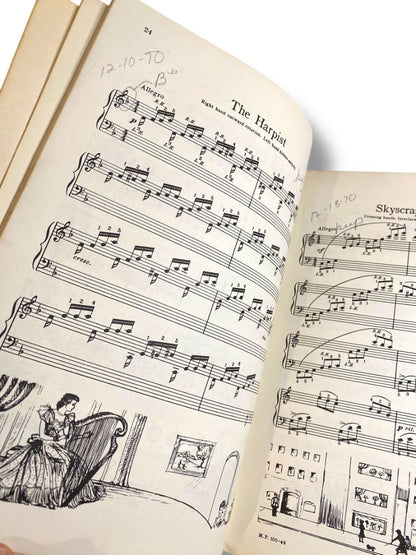 1941 Technic is Fun Book One David Hirschberg Piano Music