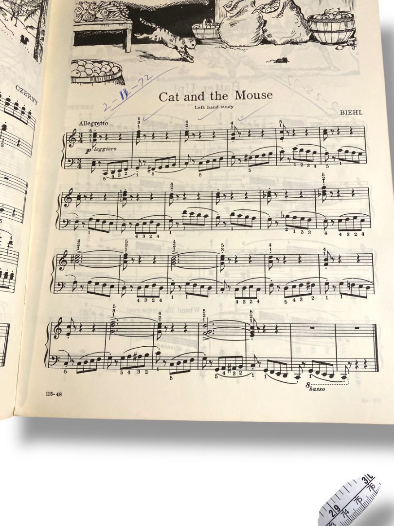 1943 Technic is Fun Book Two David Hirschberg Piano Music