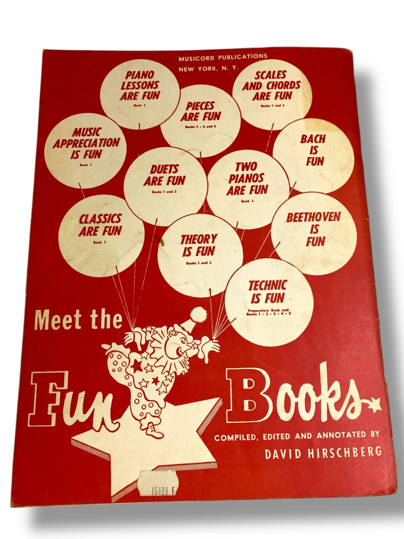 1943 Technic is Fun Book Two David Hirschberg Piano Music