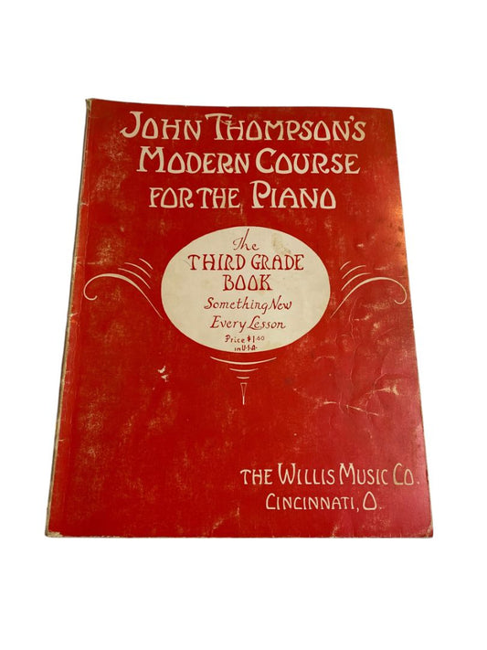 Vintage John Thompson's Modern Course for the Piano - The Third Grade Book