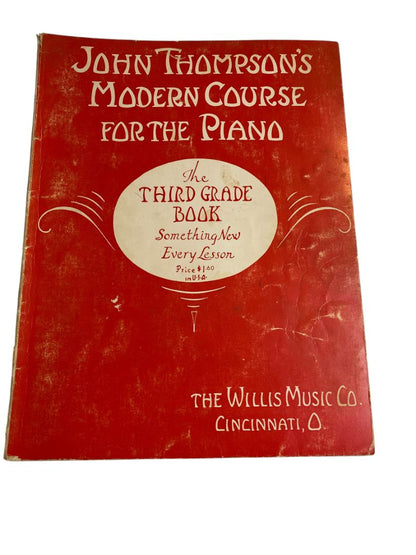 Vintage John Thompson's Modern Course for the Piano - The Third Grade Book
