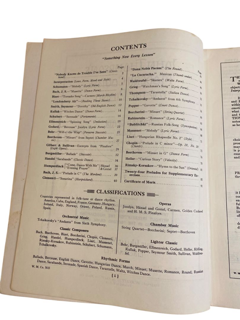 Vintage John Thompson's Modern Course for the Piano - The Third Grade Book