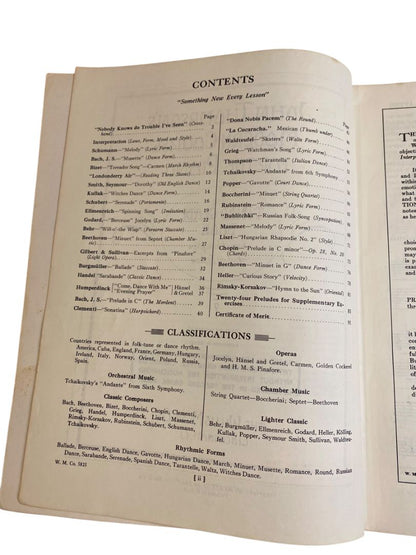 Vintage John Thompson's Modern Course for the Piano - The Third Grade Book