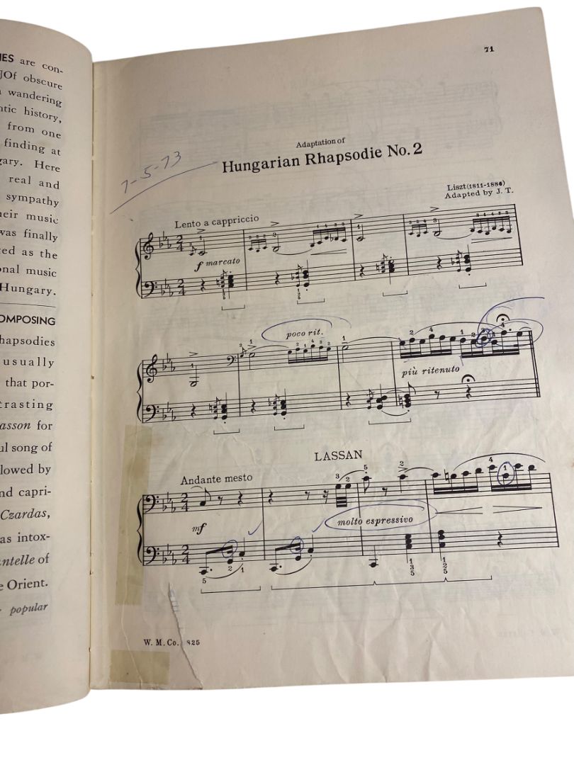 Vintage John Thompson's Modern Course for the Piano - The Third Grade Book