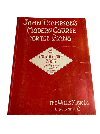 Vintage John Thompson's Modern Course for the Piano - The Fourth Grade Book