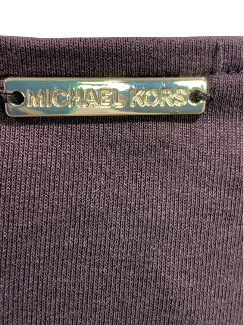 Size 1X Michael Kors Womens New Chocolate Brown V-Neck Pullover Shirt