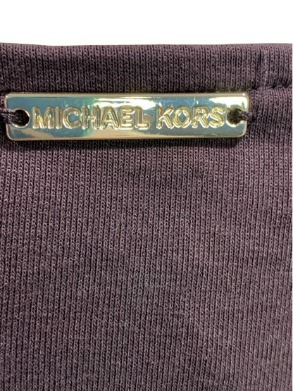 Size 1X Michael Kors Womens New Chocolate Brown V-Neck Pullover Shirt