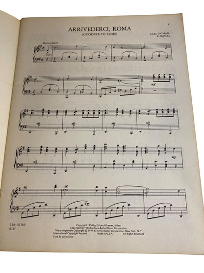 1971 John Lane's Intermediate Piano Solos Book Big 3 Music