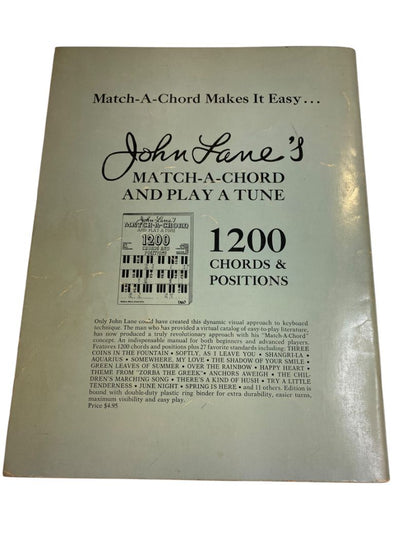 1971 John Lane's Intermediate Piano Solos Book Big 3 Music