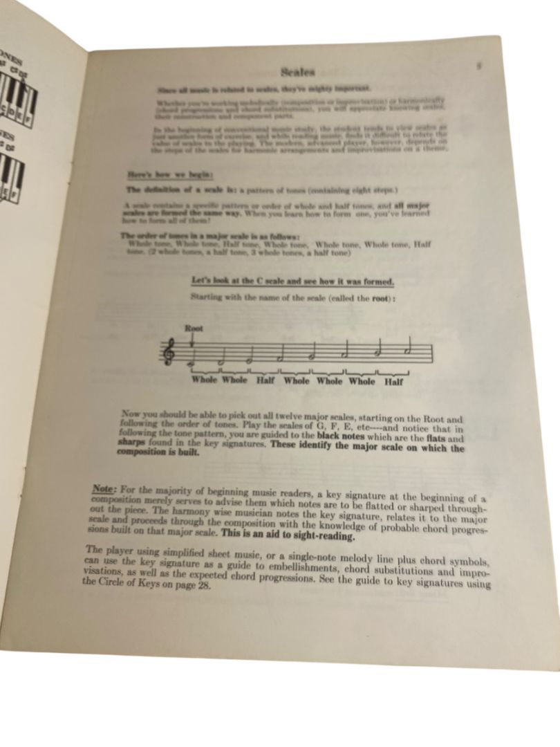 1968 Bill Irwins Magic Study Series for the Popular Pianist Book Chor Construction