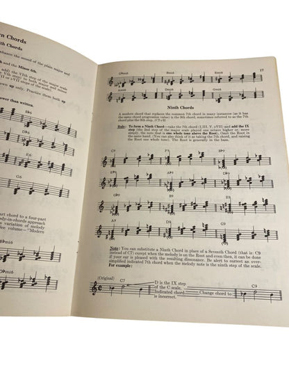 1968 Bill Irwins Magic Study Series for the Popular Pianist Book Chor Construction