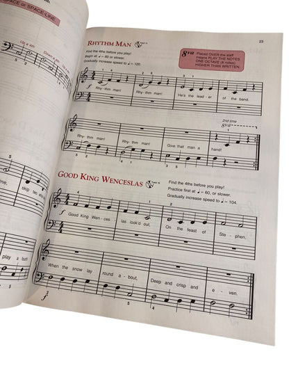 Teach Yourself to Play Piano Book Palmer Manus Book Alfred