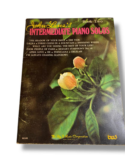 Vintage John Lanes Intermediate Piano Solos Book Two Big 3