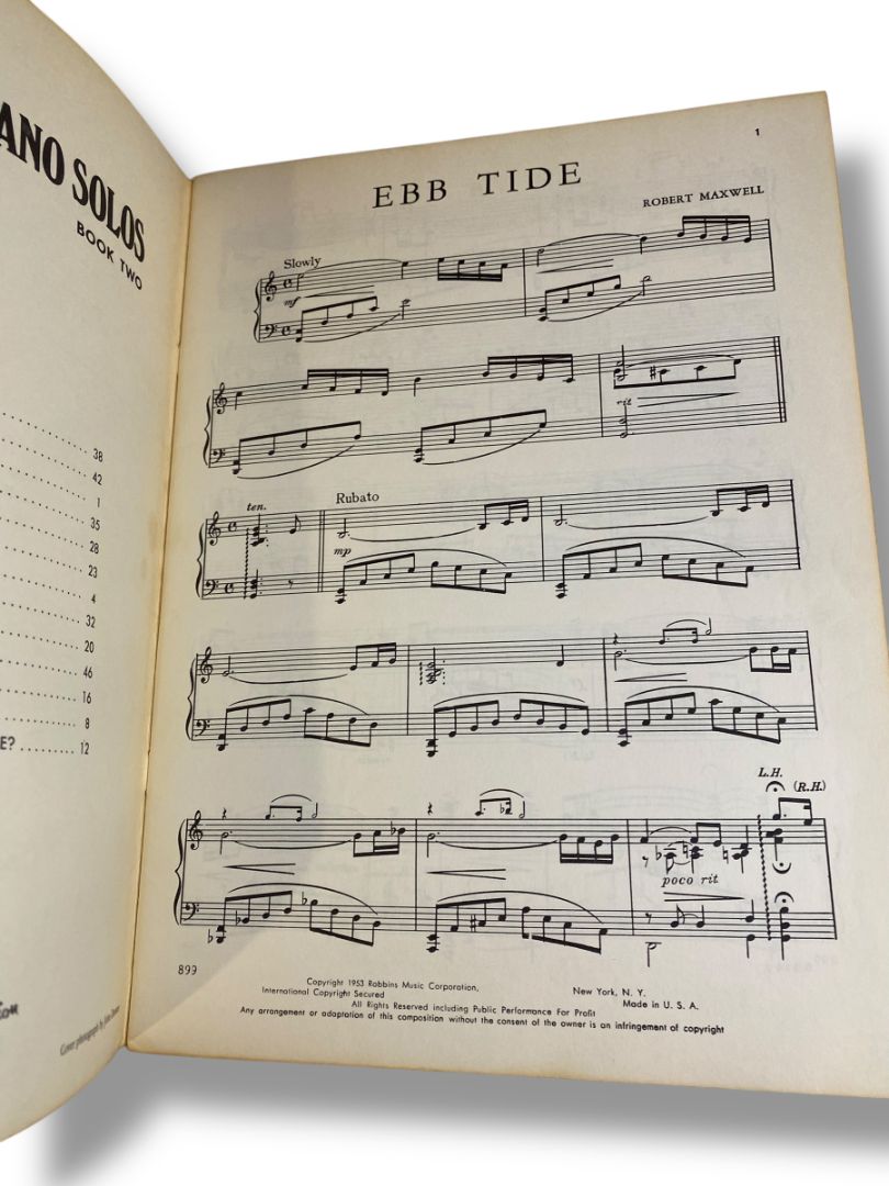 Vintage John Lanes Intermediate Piano Solos Book Two Big 3