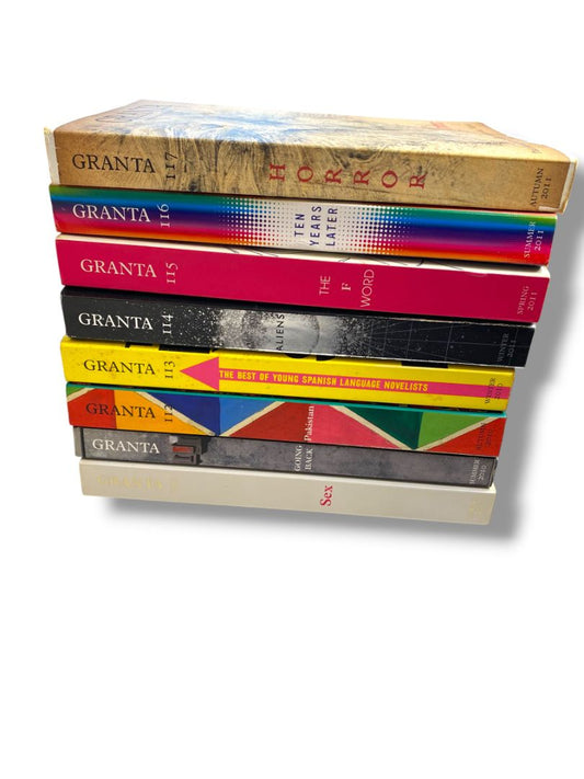 The Magazine of New Writing Issues of Granta 8 Paperback Books 110-117