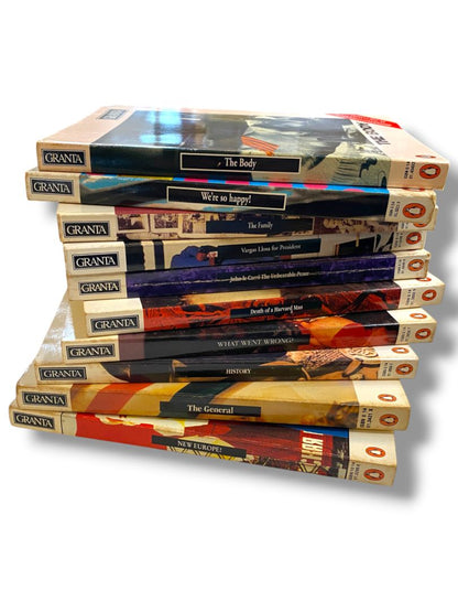 1990s The Magazine of New Writing Issues of Granta 10 Paperback Books 30-39