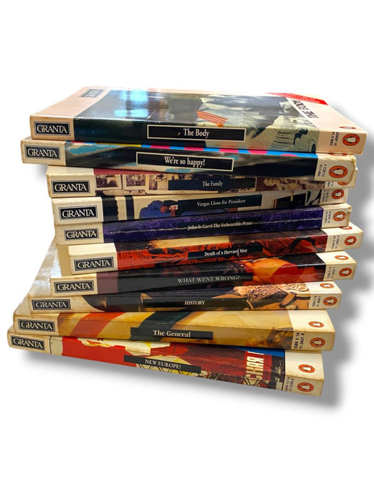 1990s The Magazine of New Writing Issues of Granta 10 Paperback Books 30-39