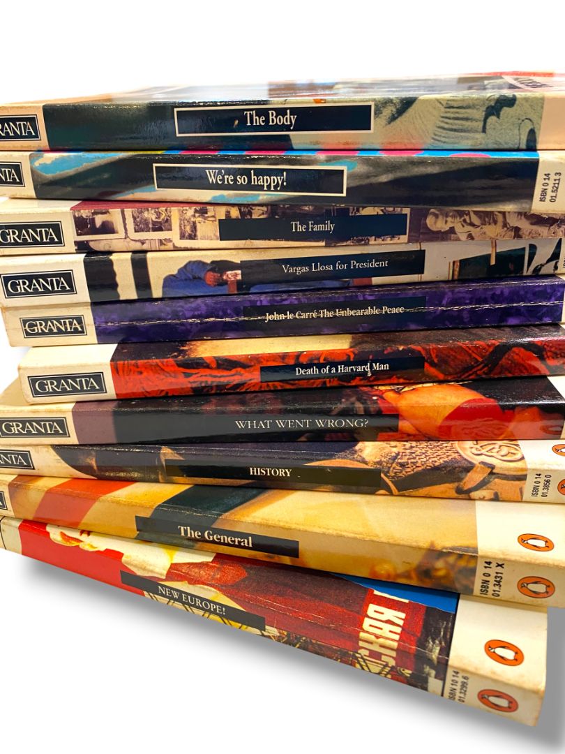 1990s The Magazine of New Writing Issues of Granta 10 Paperback Books 30-39