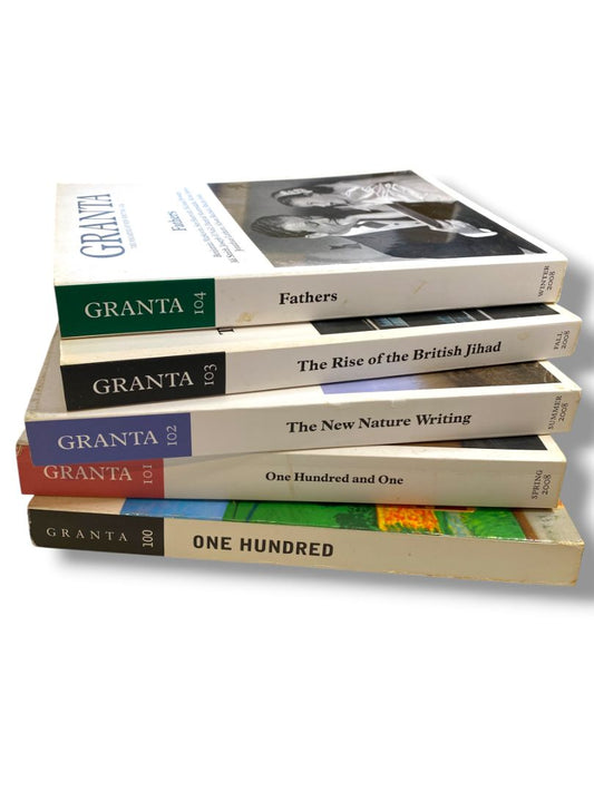 The Magazine of New Writing Issues of Granta 5 Paperback Books 100-104