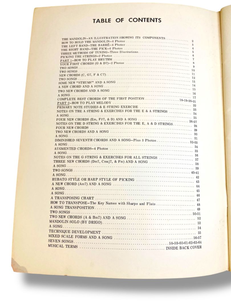 Vintage Harry Resers Let's Play the Mandolin Instructional Book