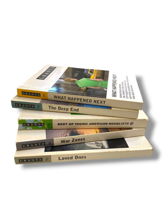 The Magazine of New Writing Issues of Granta 5 Paperback Books 95-99