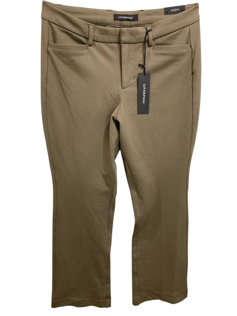 Size 18W Liverpool New Womens Harper Bootcut Pant Trousers Espresso Brown