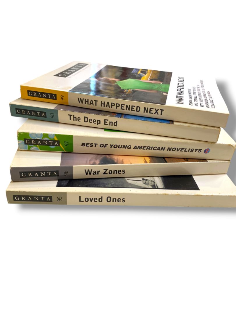 The Magazine of New Writing Issues of Granta 5 Paperback Books 95-99