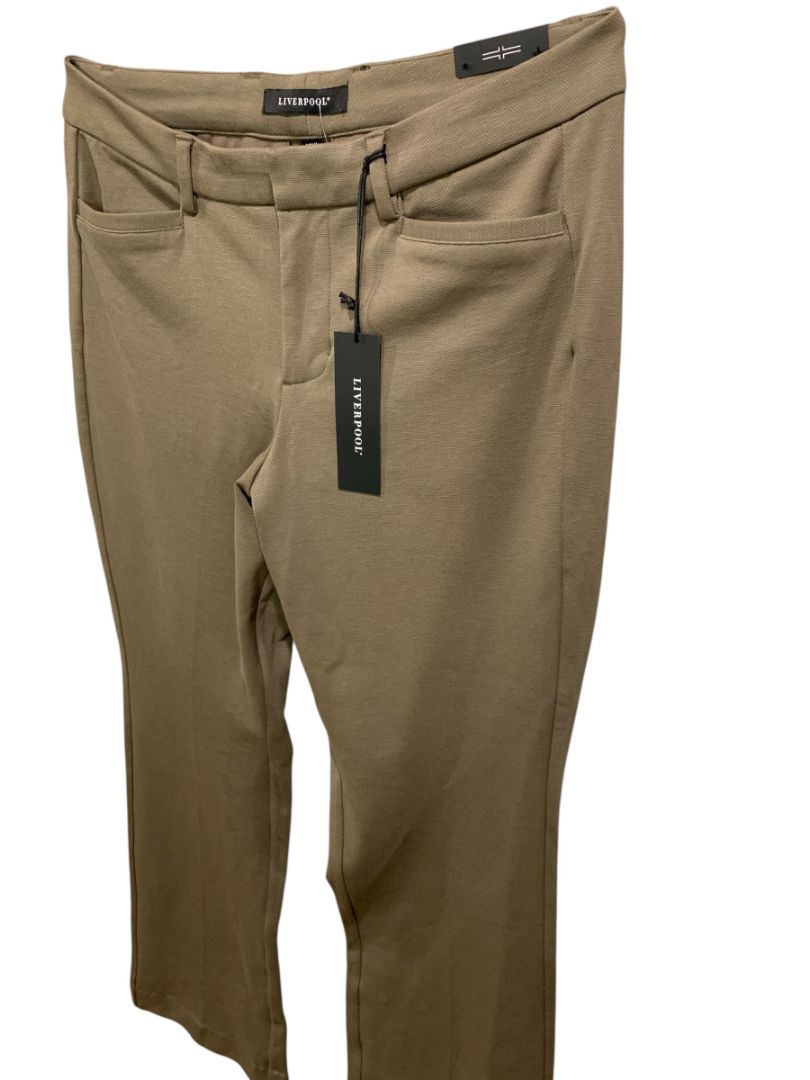 Size 18W Liverpool New Womens Harper Bootcut Pant Trousers Espresso Brown