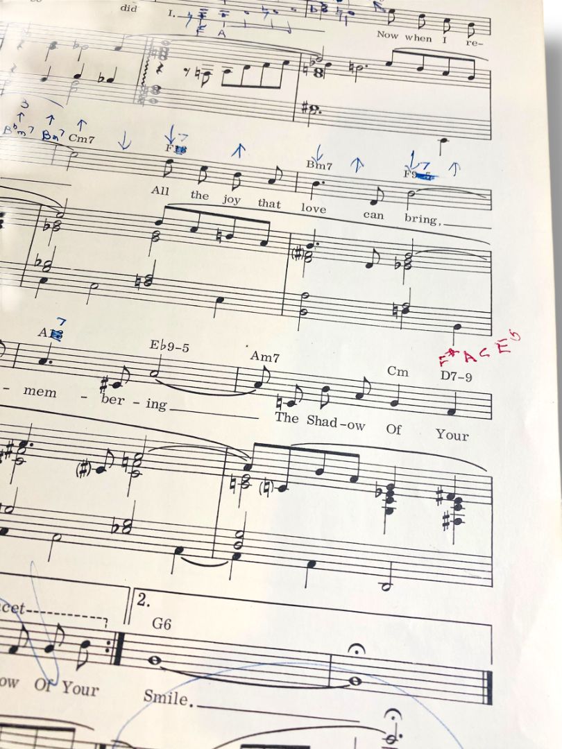 Elizabeth Taylor Richard Burton 1968 MGM Original Sheet Music from The Sandpiper