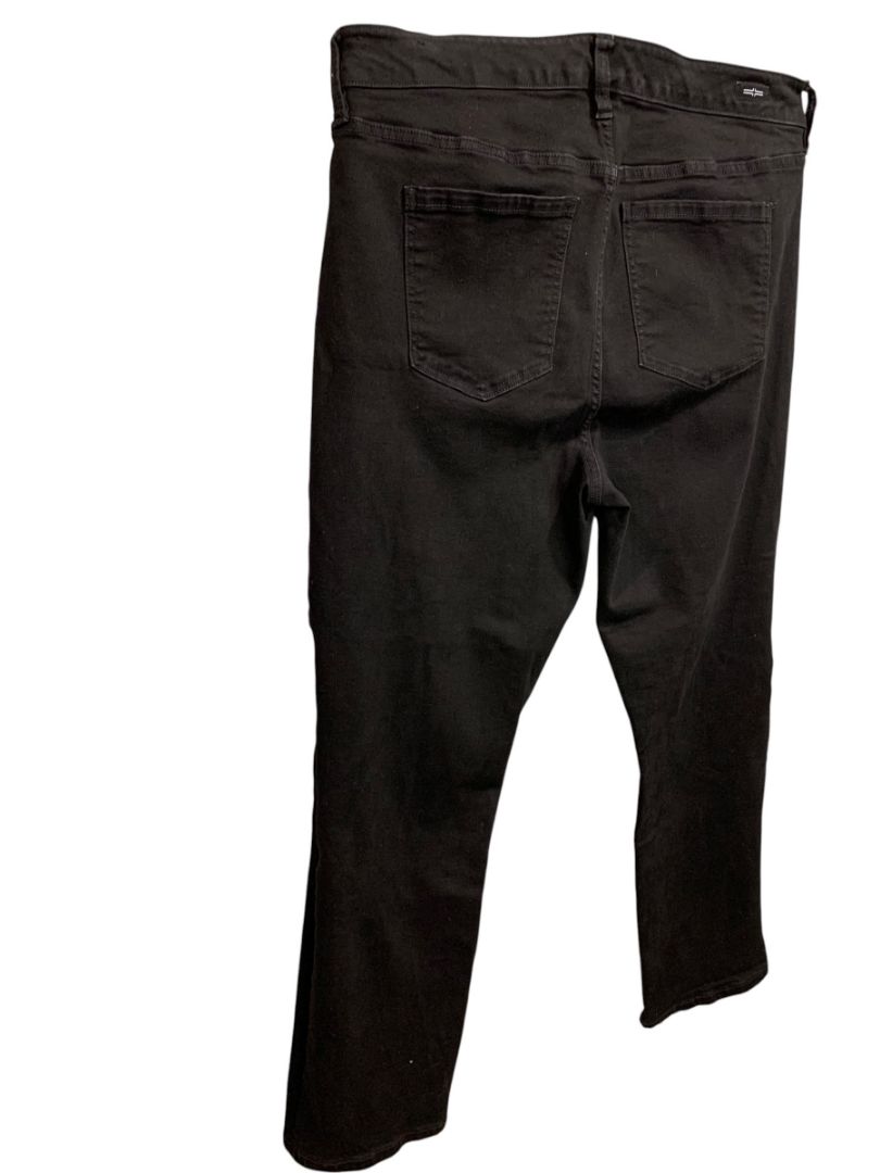 Size 16W Liverpool Womens Black Jeans Stretch Denim Straight Leg