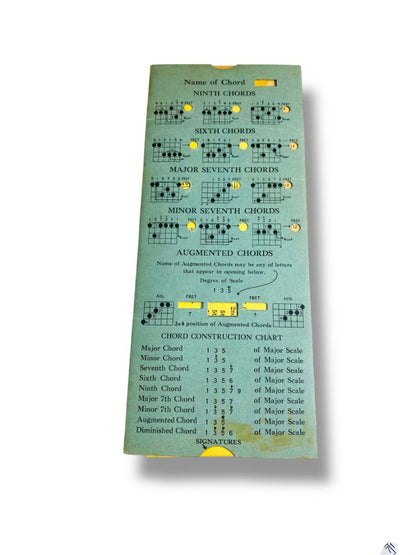 Vintage Lawrences Chord Finder for Spanish Guitar Volkwein Bros