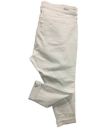Size 16W Kut from the Kloth Womens New White Kate Boyfriend Jean Denim