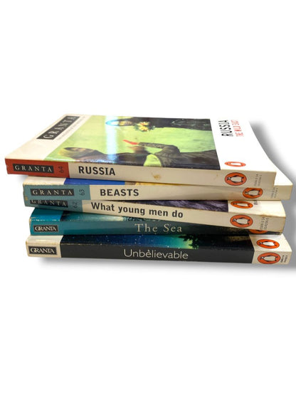 1990s The Magazine of New Writing Issues of Granta 5 Paperback Books 60-64