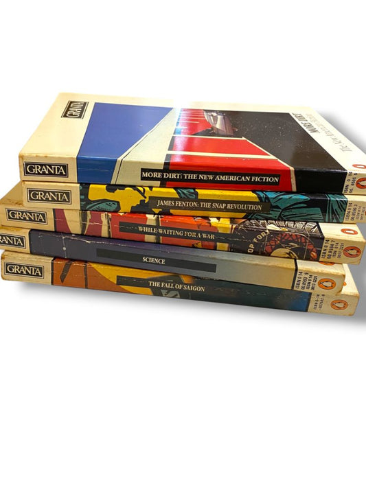 1980s The Magazine of New Writing Issues of Granta 5 Paperback Books 15-19