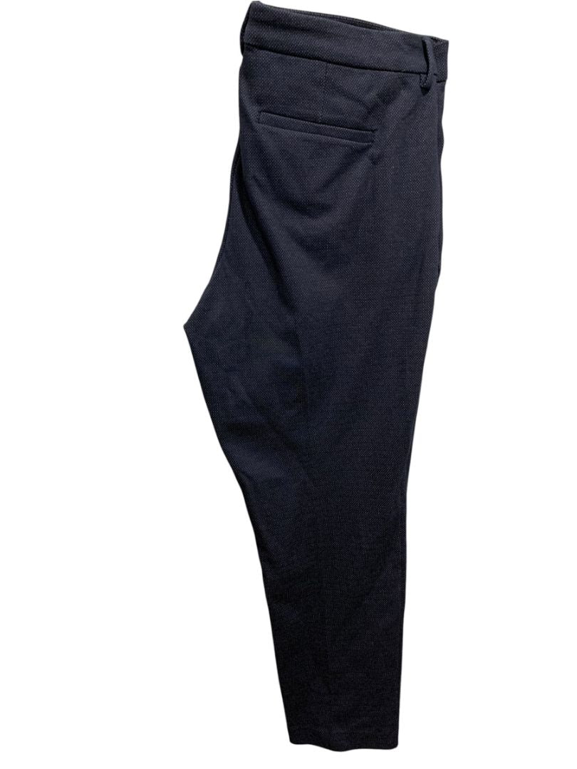 Size 16 (33) Liverpool Womens Navy Blue Dress Pants Patterned Trousers