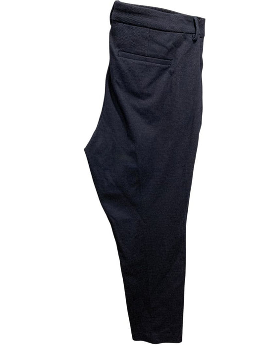 Size 16 (33) Liverpool Womens Navy Blue Dress Pants Patterned Trousers