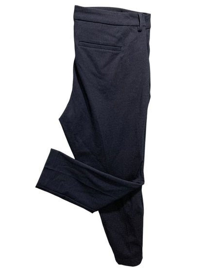 Size 16 (33) Liverpool Womens Navy Blue Dress Pants Patterned Trousers