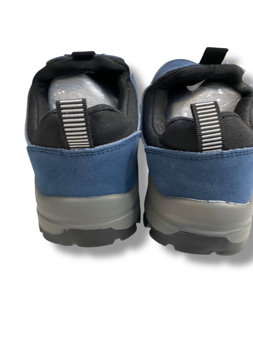 Size 5.5 (38) Mens Blue Suede Slip On Waterproof Anti-Slip Lightweight Walking Shoe Sneaker New