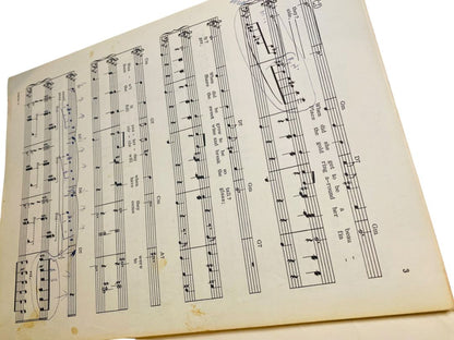 1964 Sunrise Sunset Sheet Music Fiddler on the Roof Bod Harnick Sunbeam