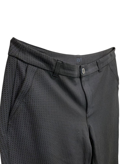 Size 16W Kut from the Kloth Womens Dress Pants Trousers Stretch Navy Blue Black Sparkle