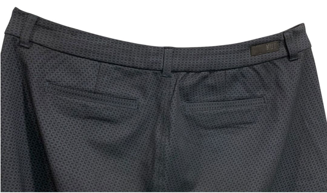 Size 16W Kut from the Kloth Womens Dress Pants Trousers Stretch Navy Blue Black Sparkle